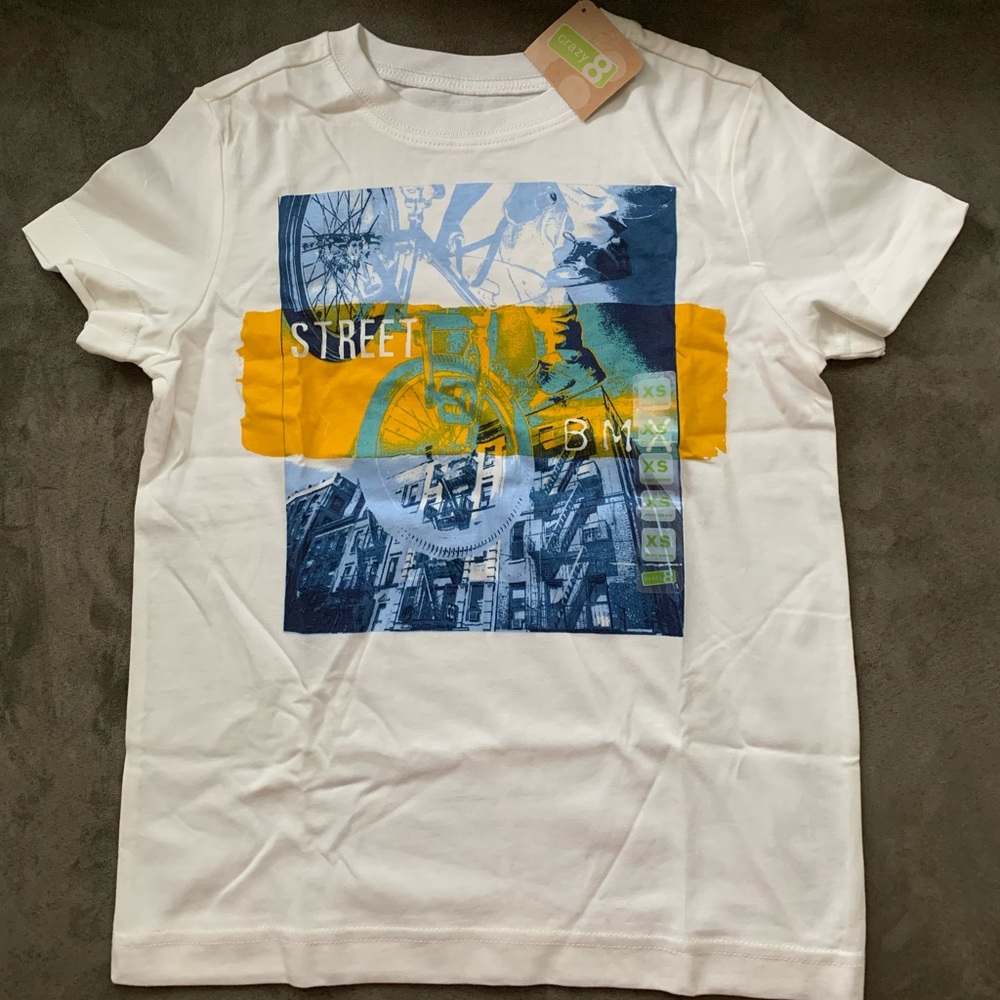 🟢NWT🟢 Crazy 8 BMX T-shirt - Kids’ Size XS (4)